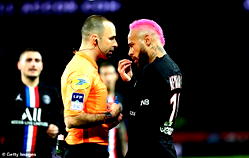 Ligue 1: Neymar goes berserk at ref as PSG thump Montpellier 5-0