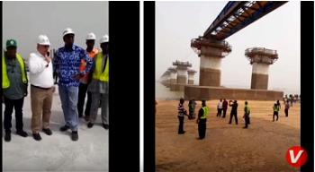 (VIDEO) 2nd Niger Bridge: Work reaches 33% with Feb 2022 target set