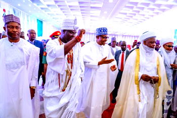 Buhari, Ooni, Sultan, others at Council of Traditional Rulers (photos)