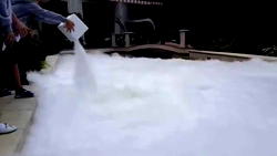 Three die at Russia party after dry ice thrown into pool