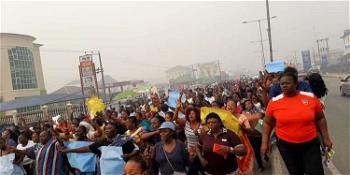 Bayelsa: Thousands protest over Supreme Court’s ruling