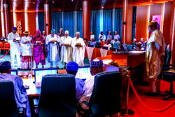 PHOTOS: Buhari Swears-In National Assembly Service Commission members