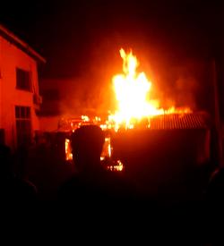 Fire razes Obasanjo’s house in Abeokuta