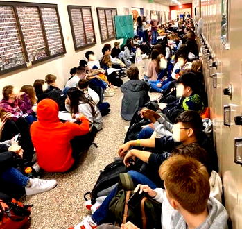 Students protest after teachers were allegedly forced to resign for being gay