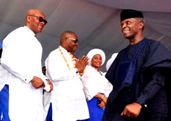 Vice President, OBJ, Goodluck, Lawan, others honour Gov Emmanuel’s late father