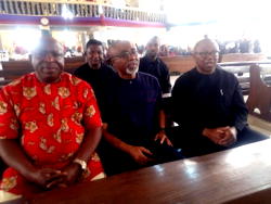Peter Obi, Abaribe, Umeh arrive at Nnamdi kanu’s parents funeral