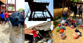 Overhead water tank falls into classroom, kills two students in Anambra