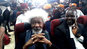 Video: Soyinka in court for resumption of Sowore’s trial