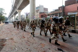 Nine killed, many injured in India capital as Trump visits