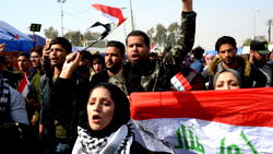 Iraqi protester killed at university sit-in