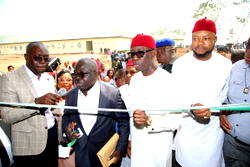 Delta NYSC Camp: Okowa inaugurates 700 capacity hostel, other projects