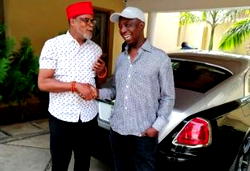 Malaria Eradication: Nollywood celebrities visit Ned Nwoko