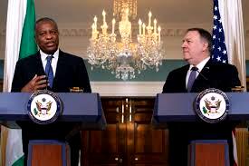 Visa curb: Full text of the media briefing by Mike Pompeo and Geoffrey Onyema