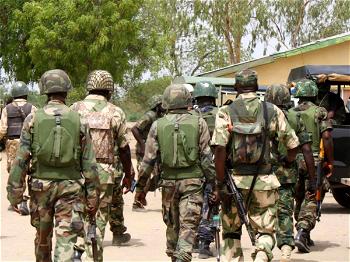 Troops dislodge oil thieves in Ubeji, destroy their equipment