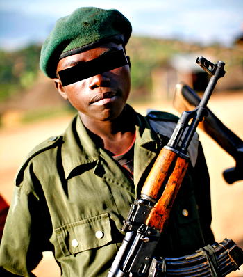 Standing against the use of child soldiers