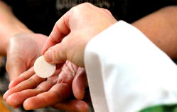 Breaking: Catholics to receive communion on the palm, as church bans handshake in Lagos over virus
