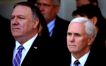 Two positive coronavirus cases at US conference attended by Pence, Pompeo
