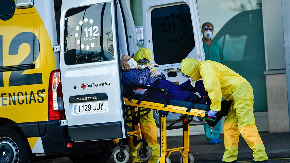 Deadliest day for Spain as country records 838 new coronavirus deaths in 24 hours