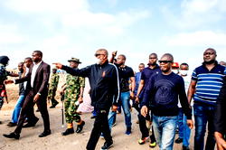More videos, photos from Akure explosion, Akeredolu visits scene