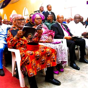 Tributes, as Akeredolu buries mother-in-law