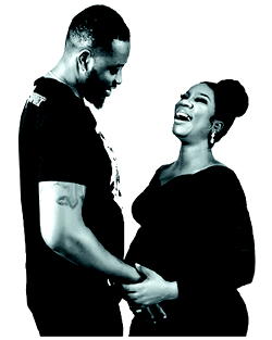 Teddy A, gushes over wife, Bambam, new baby