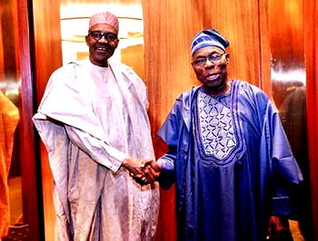 Buhari felicitates with Obasanjo on 83rd birthday