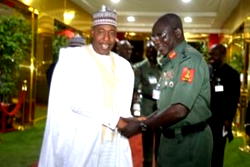 Insurgency battle needs to be taken to terrorists’ enclaves – Zulum urges Buratai