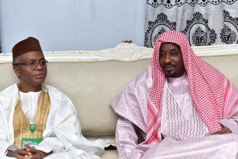 Gov El-Rufai visits Sanusi Lamido in Nasarawa