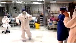 [Video] Coronavirus: Iranian doctors, nurses dance to lift patients’ spirits