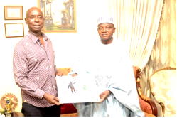 Ned Nwoko hosts Garba Shehu, shares details of malaria eradication project (photos)