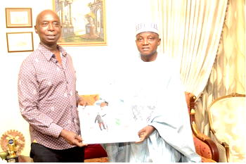 Ned Nwoko hosts Garba Shehu, shares details of malaria eradication project (photos)