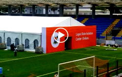 Videos: Newly launched isolation centre in Lagos, Onikan Stadium
