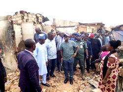 Ortom donates N50m to victims of Otukpo Main Market fire disaster