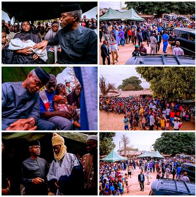 Osinbajo at late rider's village express grief, praises officer's diligent service