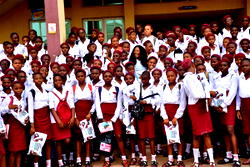 IWD 2020: Queen of South East distributes Kits, writing materials to female Students