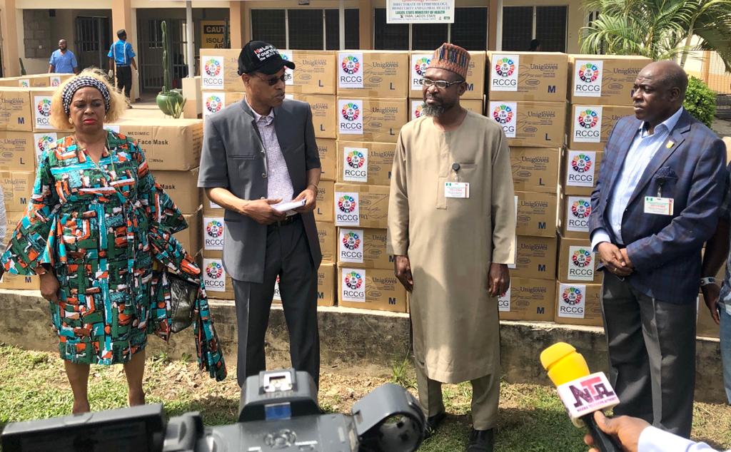 COVID-19: Adeboye donates surgical masks, hand gloves to Lagos govt