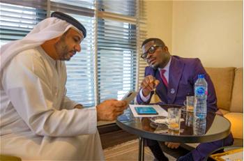Sijibomi Ogundele visits Consul General of UAE to Nigeria (photos)