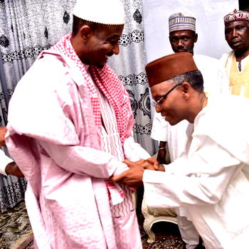 Breaking: Gov El-Rufai visits Sanusi Lamido in Nasarawa
