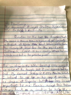 Coronavirus: 7-yr-old Princess, sister donate N4,210 life-savings to FG, Lagos