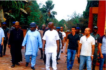 Ned Nwoko shows guests around The Mount Ned Nwoko Center (Photos)