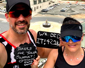 Couple run Dubai balcony marathon to beat coronavirus blues