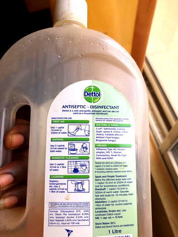 Dettol coronavirus