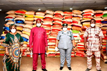 Customs says 1,800 bags of rice released to Oyo good for human consumption