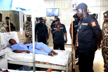 Gorgi Ambush Attack: Buratai Personally visits wounded troops in Maiduguri [Photos]