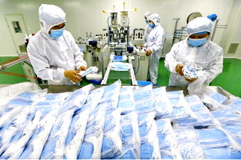 China says no plans to limit export of anti-virus supplies