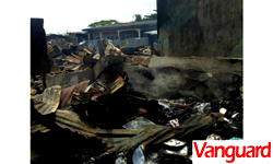 VIDEOS: Rival groups in Ajah, Lagos set community on fire over land dispute