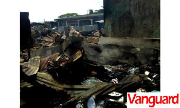 VIDEOS: Rival groups in Ajah, Lagos set community on fire over land dispute