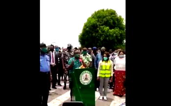 [VIDEO] COVID-19: You don’t need social distancing when you put on face mask ― Ayade
