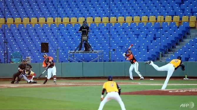 Social distancing takes a hit as Taiwan baseball teams brawl