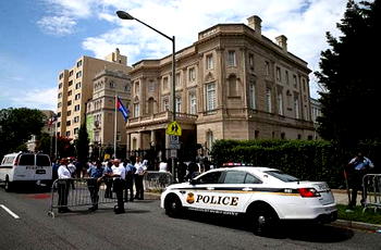 Man opens fire on Cuban embassy in Washington